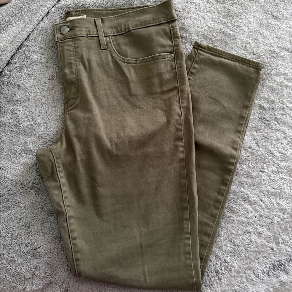 Levi's Olive Green Women Jeans Jeggings